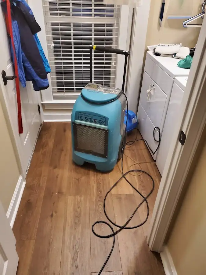 Commercial dehumidifier deployed for Flood Damage Cleanup in Minot