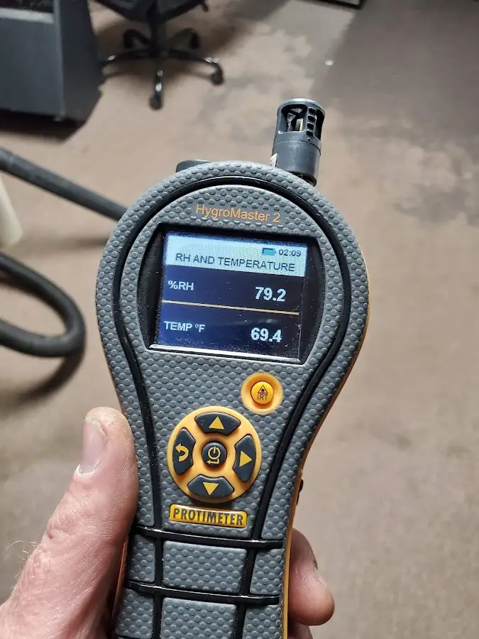 Moisture meter humidity assessment for Fire & Smoke Damage Restoration in Minot